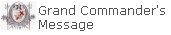 Grand Commander's
Message