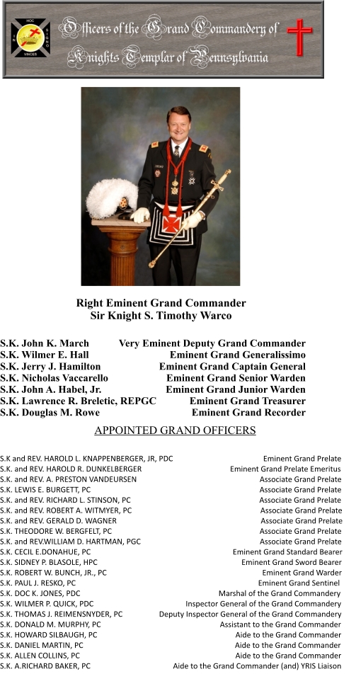 Grand Officers